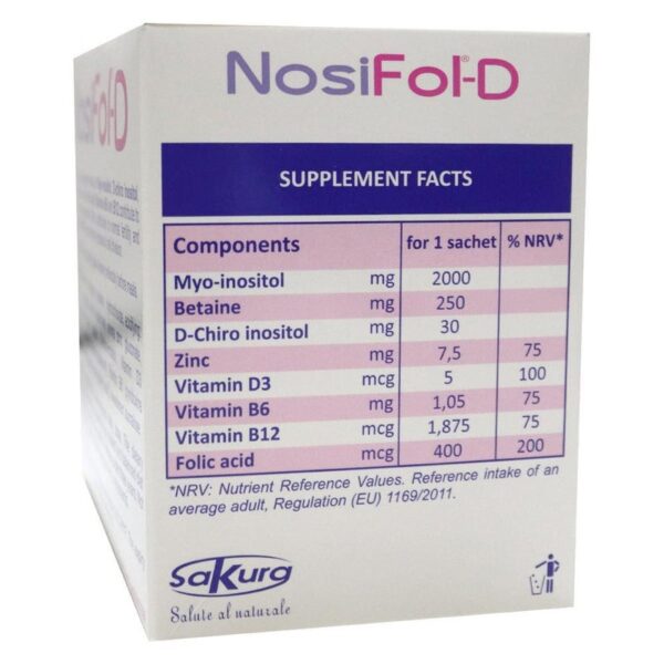 🌸 Nosifol-D Powder Food Supplement Sachet 4g – 30's