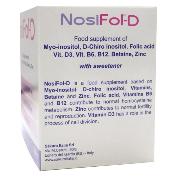 🌸 Nosifol-D Powder Food Supplement Sachet 4g – 30's