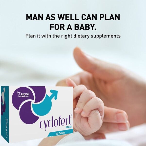 🔬 Cyclofert Male Tablet – 60’s