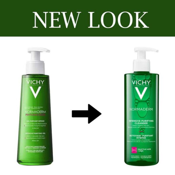 Vichy Normaderm Phytosolution Intensive Purifying Gel for Blemish Prone Skin with Salicylic Acid - 400ml
