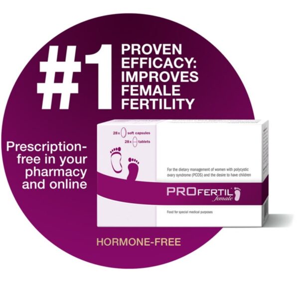 Female with Folic Acid & Omega-3 – Fertility Support Pills for Women (2 + 1 Free Offer)