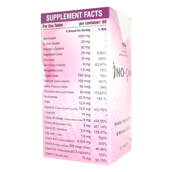 Ino-ova Inositol Tablets – 60's